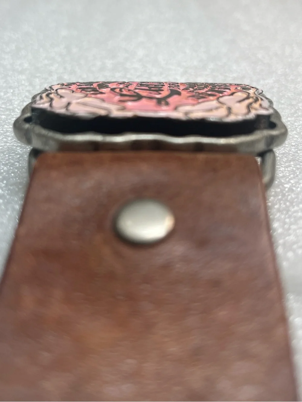 Lucky Brand Leather Belt Sz Medium - Picture 8 of 8